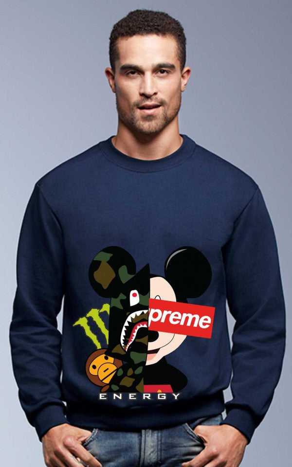 Felpa girocollo Fashion ORIGINALFAKE