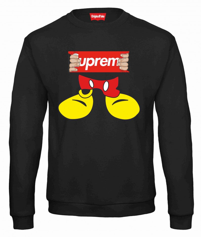 Felpa girocollo Fashion ORIGINALFAKE