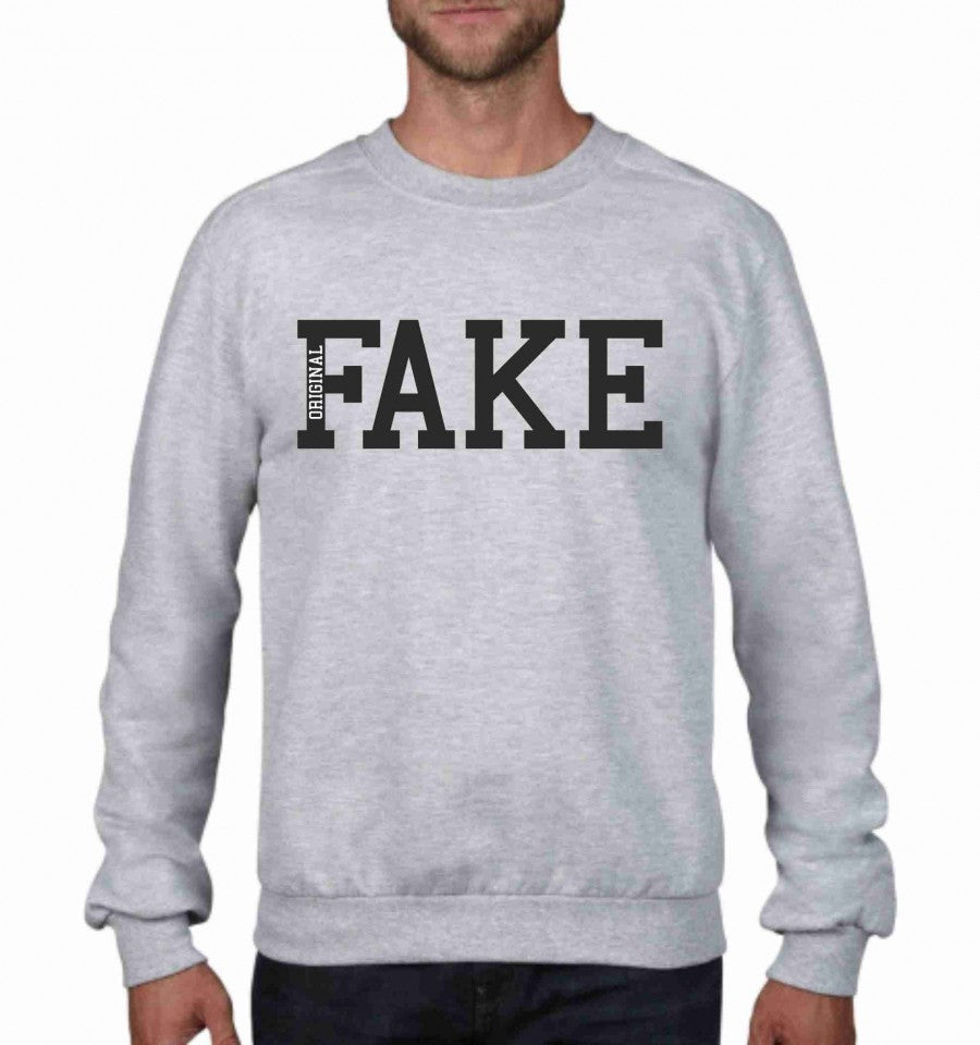Felpa girocollo Fashion ORIGINALFAKE