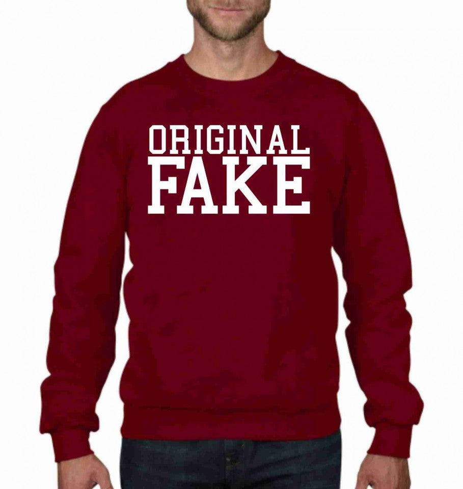 Felpa girocollo Fashion ORIGINALFAKE