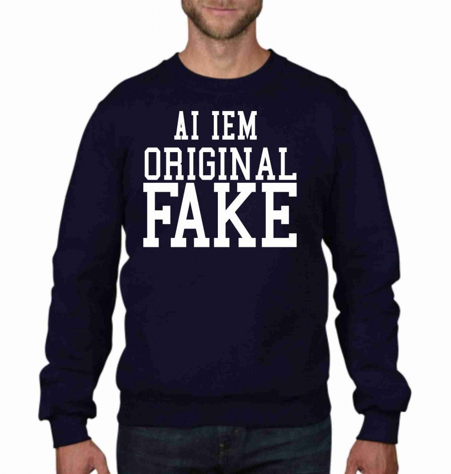 Felpa girocollo Fashion ORIGINALFAKE