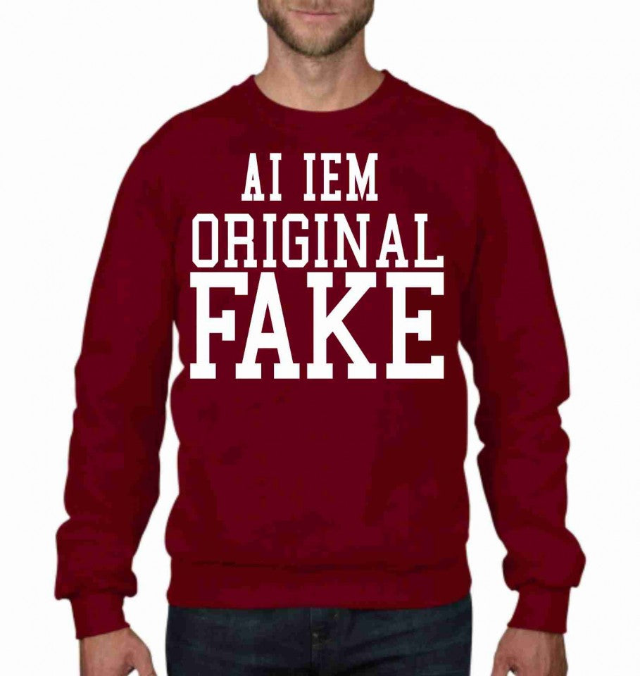 Felpa girocollo Fashion ORIGINALFAKE