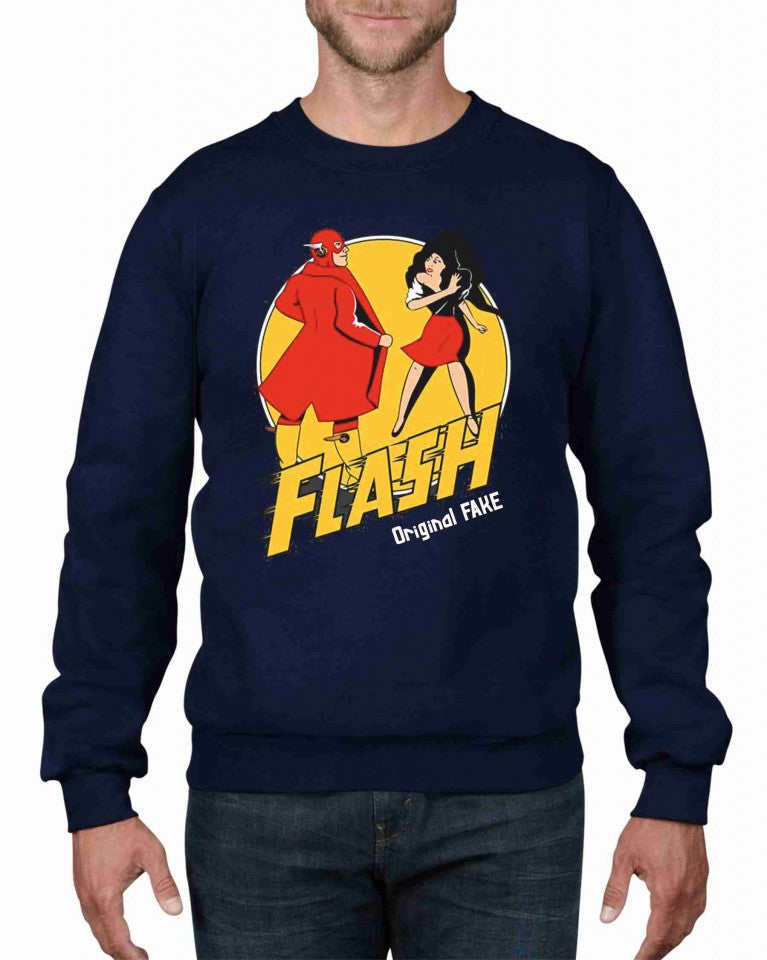 Felpa girocollo Fashion ORIGINALFAKE