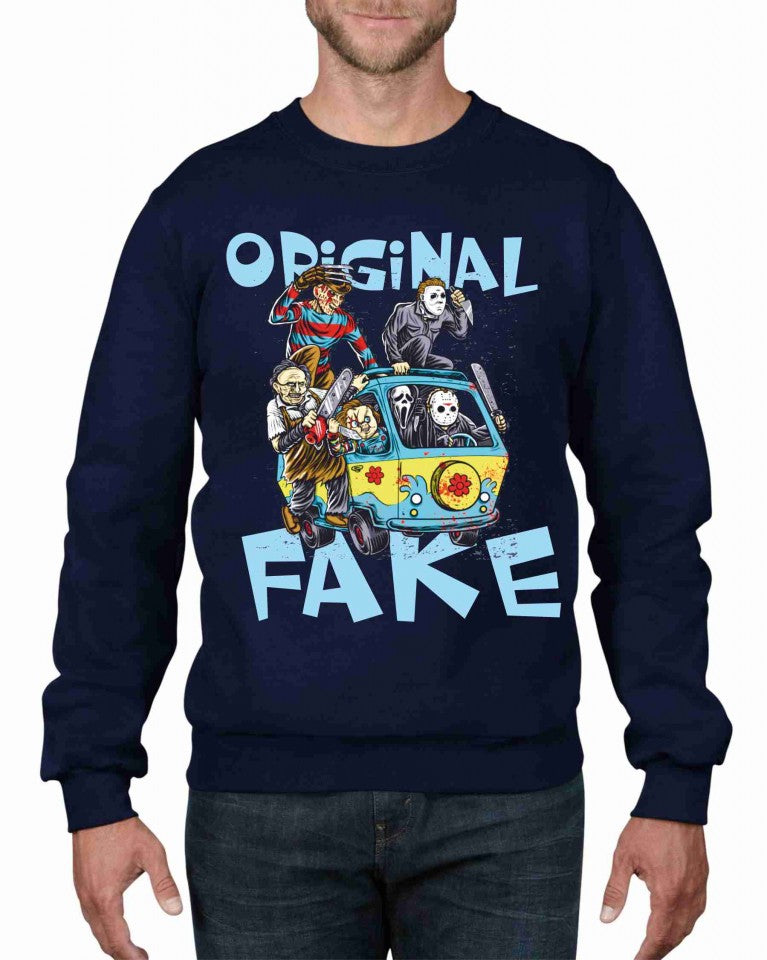 Felpa girocollo Fashion ORIGINALFAKE