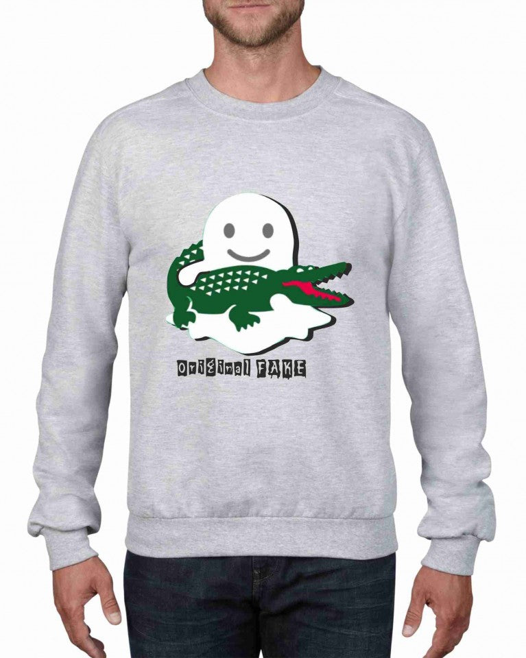 Felpa girocollo Fashion ORIGINALFAKE