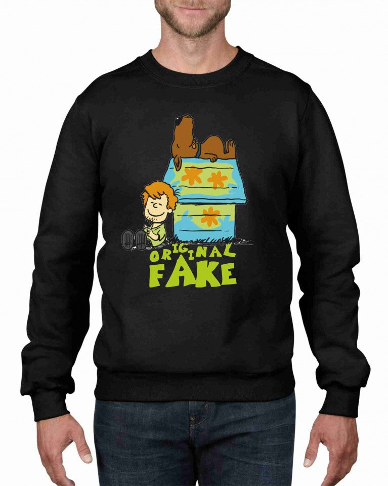 Felpa girocollo Fashion ORIGINALFAKE