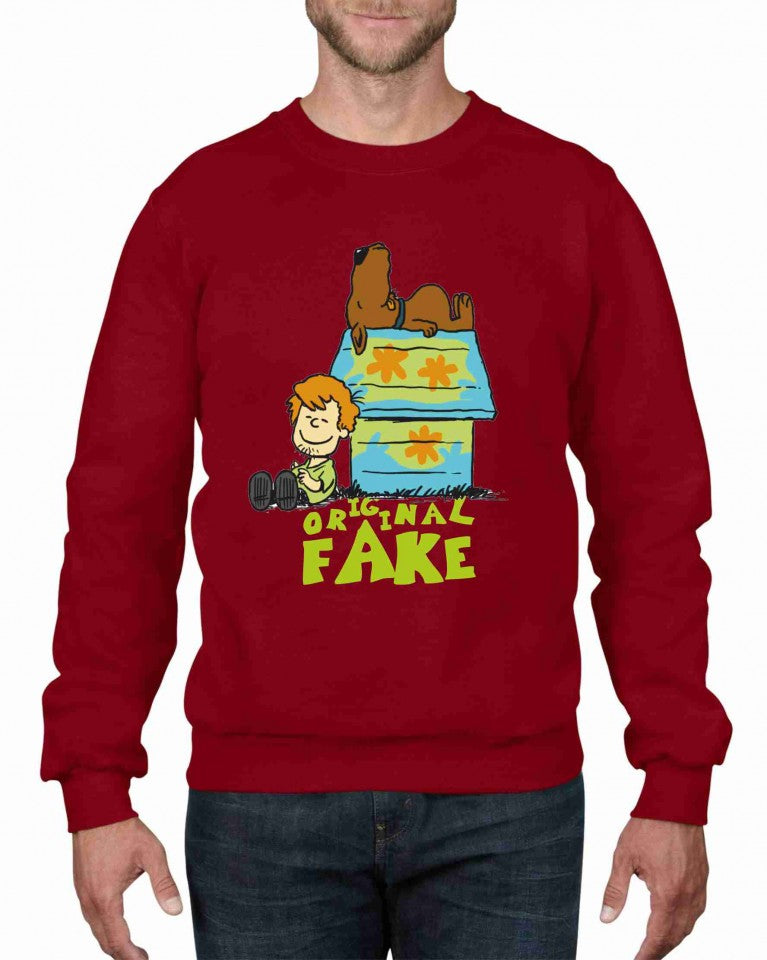 Felpa girocollo Fashion ORIGINALFAKE