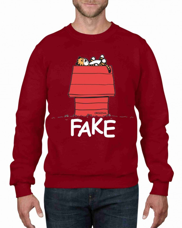 Felpa girocollo Fashion ORIGINALFAKE