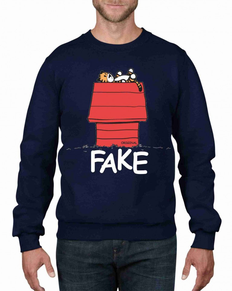 Felpa girocollo Fashion ORIGINALFAKE
