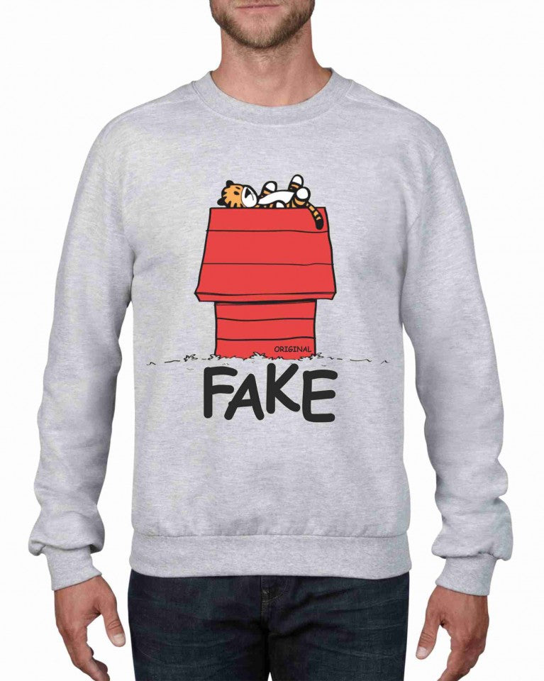 Felpa girocollo Fashion ORIGINALFAKE