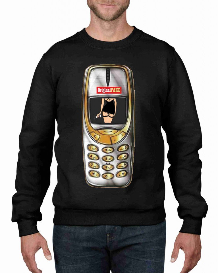 Felpa girocollo Fashion ORIGINALFAKE