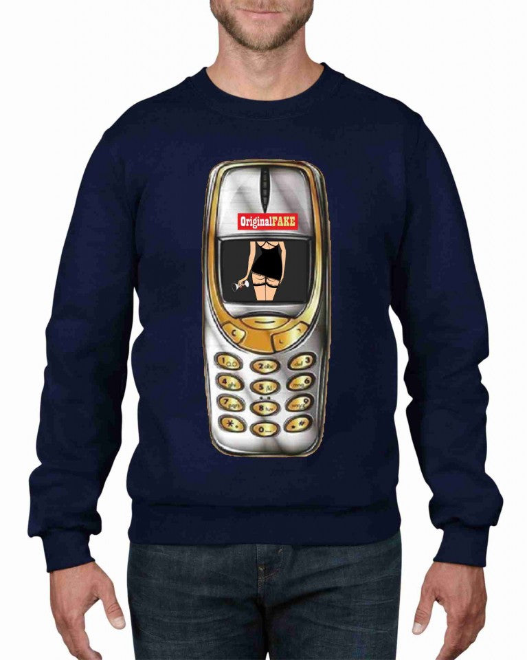 Felpa girocollo Fashion ORIGINALFAKE