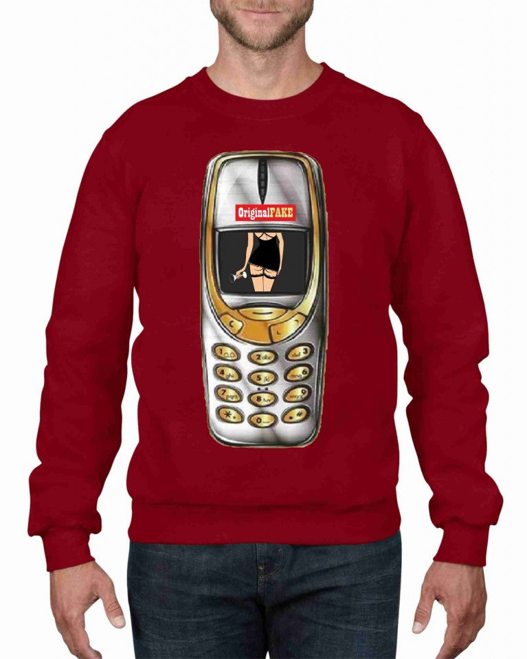 Felpa girocollo Fashion ORIGINALFAKE