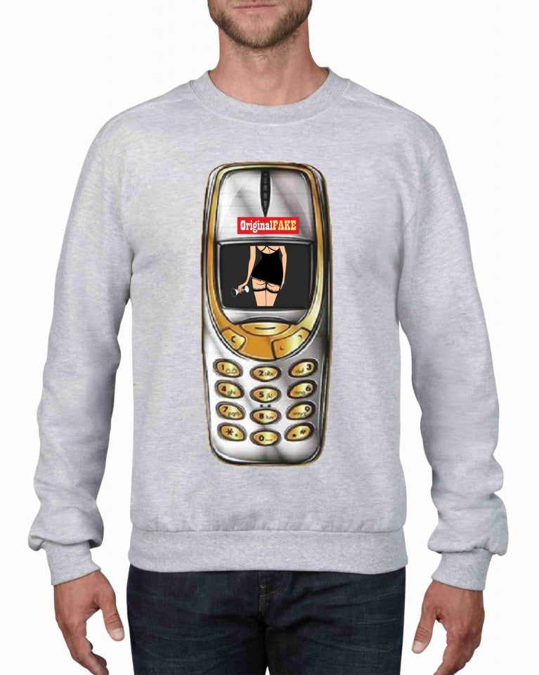 Felpa girocollo Fashion ORIGINALFAKE