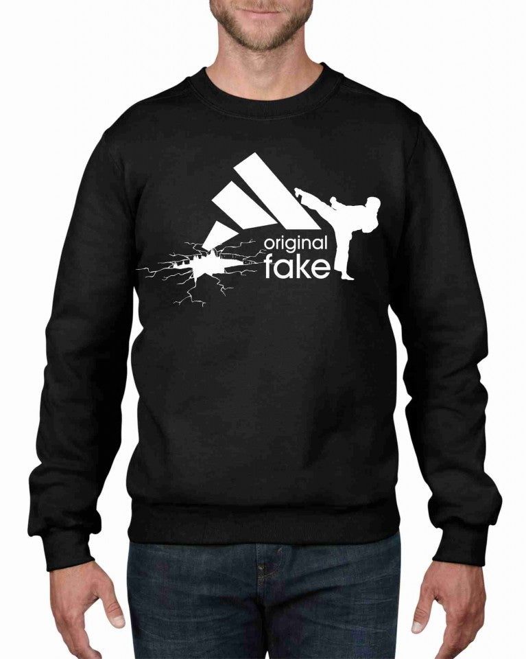 Felpa girocollo Fashion ORIGINALFAKE