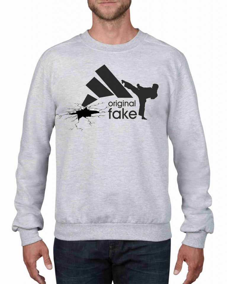 Felpa girocollo Fashion ORIGINALFAKE