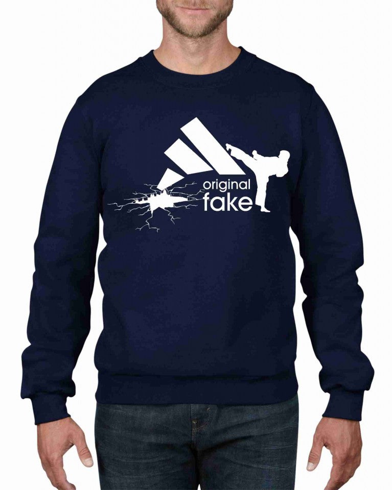 Felpa girocollo Fashion ORIGINALFAKE