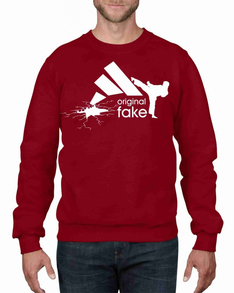Felpa girocollo Fashion ORIGINALFAKE