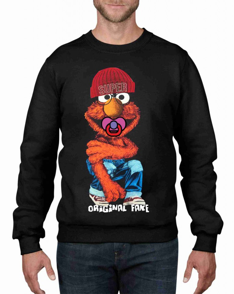 Felpa girocollo Fashion ORIGINALFAKE