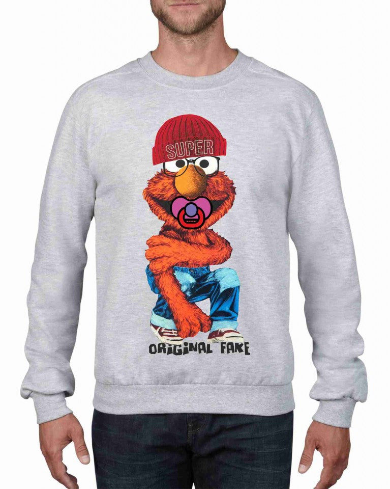 Felpa girocollo Fashion ORIGINALFAKE