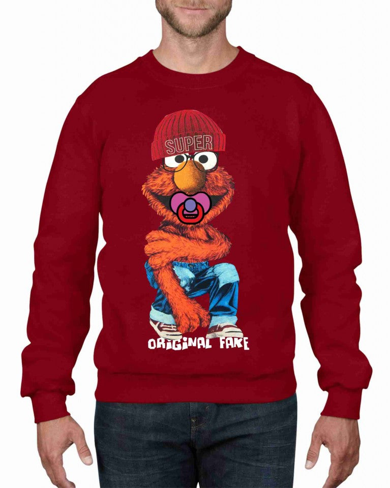 Felpa girocollo Fashion ORIGINALFAKE