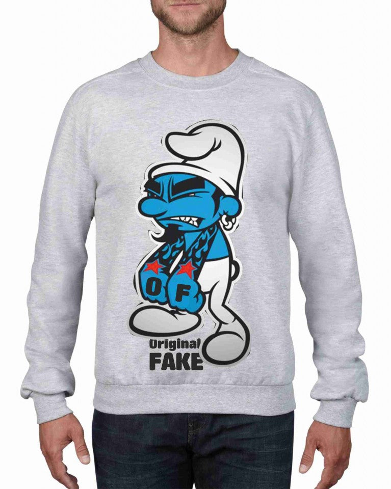 Felpa girocollo Fashion ORIGINALFAKE