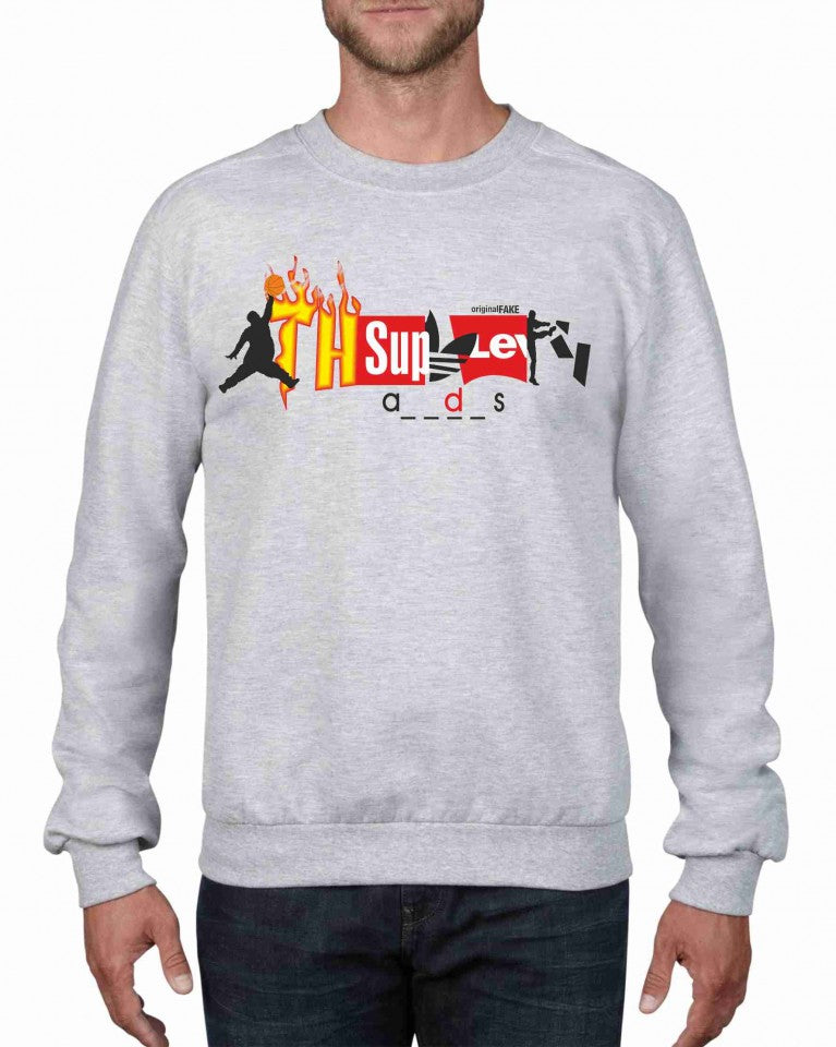 Felpa girocollo Fashion ORIGINALFAKE