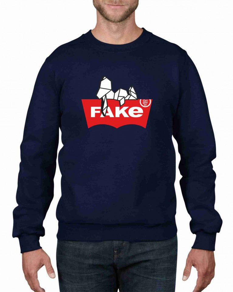 Felpa girocollo Fashion ORIGINALFAKE