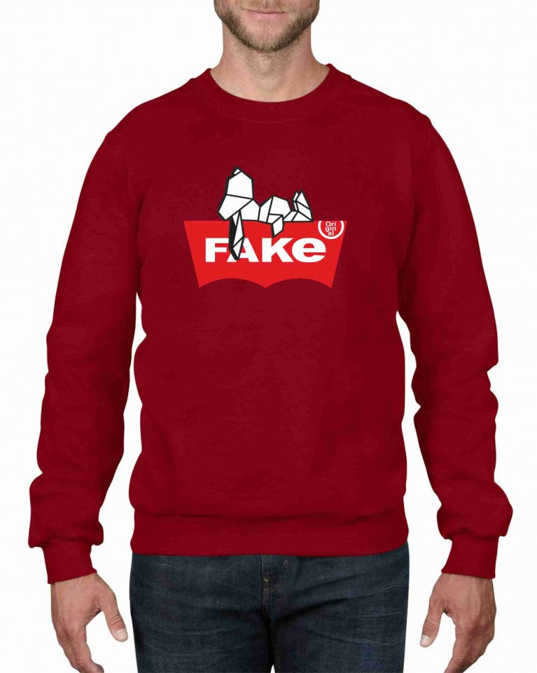 Felpa girocollo Fashion ORIGINALFAKE