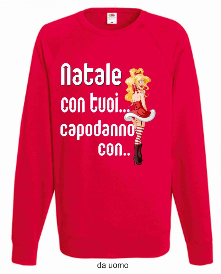 Felpa girocollo Fashion ROSSA UOMO - DONNA