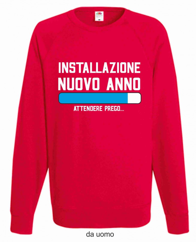 Felpa girocollo Fashion ROSSA UOMO - DONNA