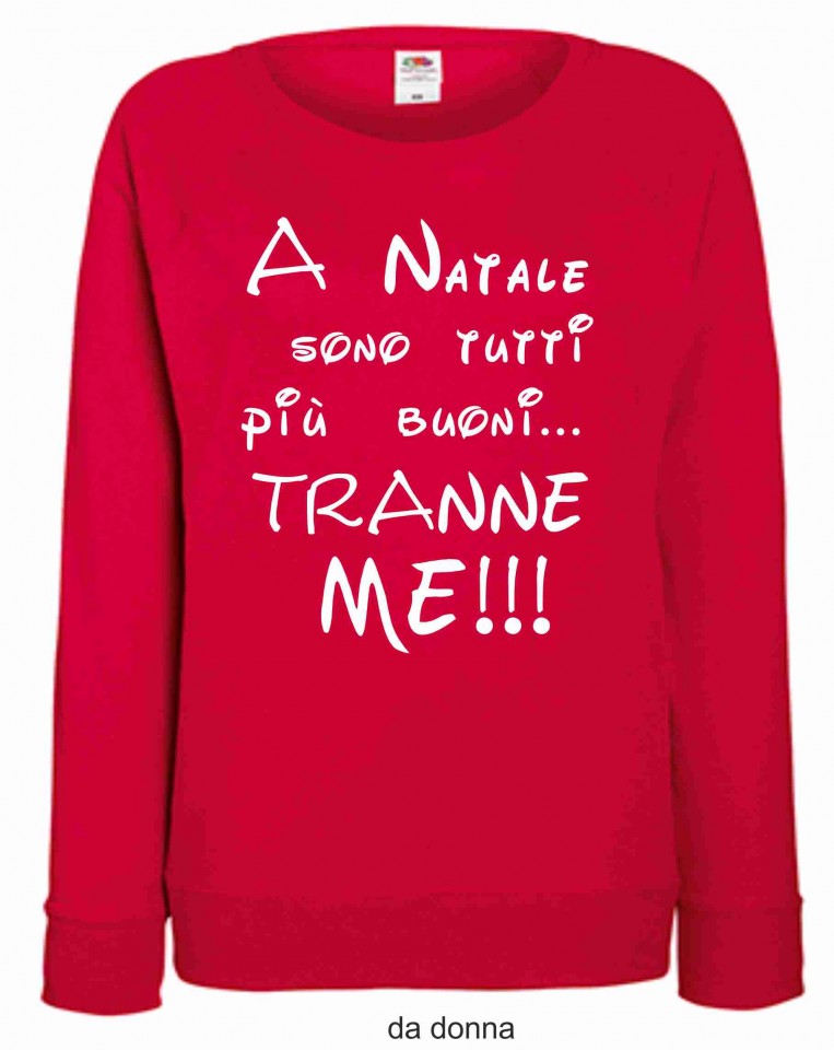 Felpa girocollo Fashion ROSSA UOMO - DONNA