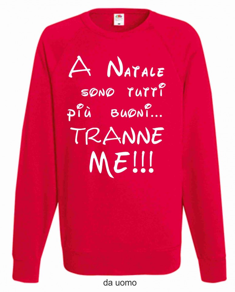 Felpa girocollo Fashion ROSSA UOMO - DONNA