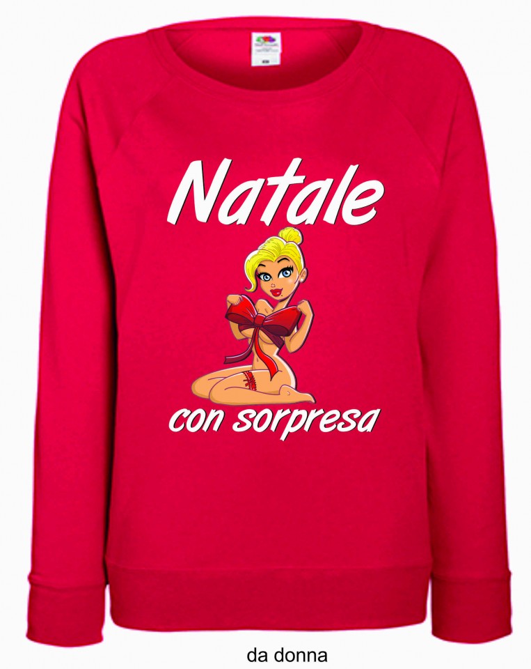 Felpa girocollo Fashion ROSSA UOMO - DONNA