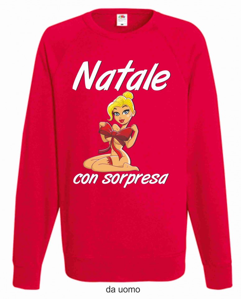 Felpa girocollo Fashion ROSSA UOMO - DONNA
