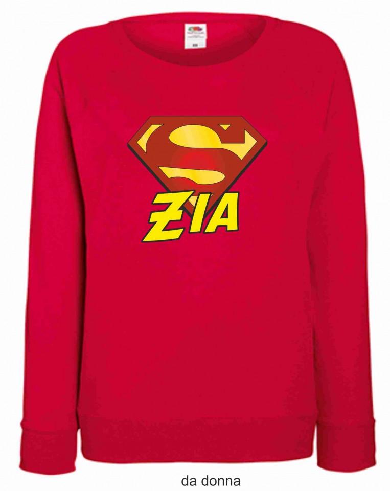 Felpa girocollo Fashion ROSSA