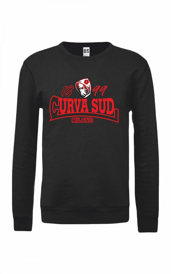 Felpa girocollo Fashion unisex CURVA SUD MILANO