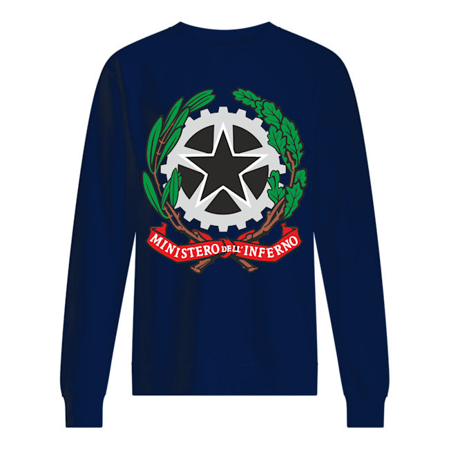Felpa girocollo Fashion unisex ministero dell'inferno