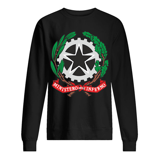 Felpa girocollo Fashion unisex ministero dell'inferno