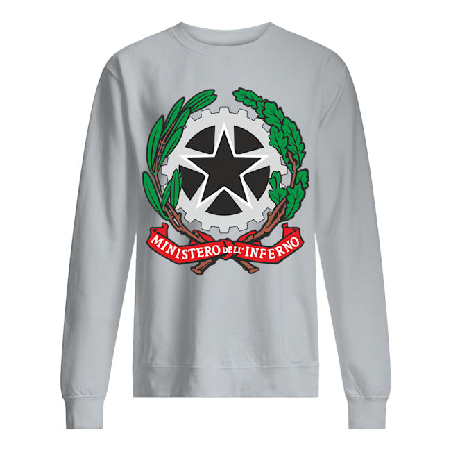 Felpa girocollo Fashion unisex ministero dell'inferno