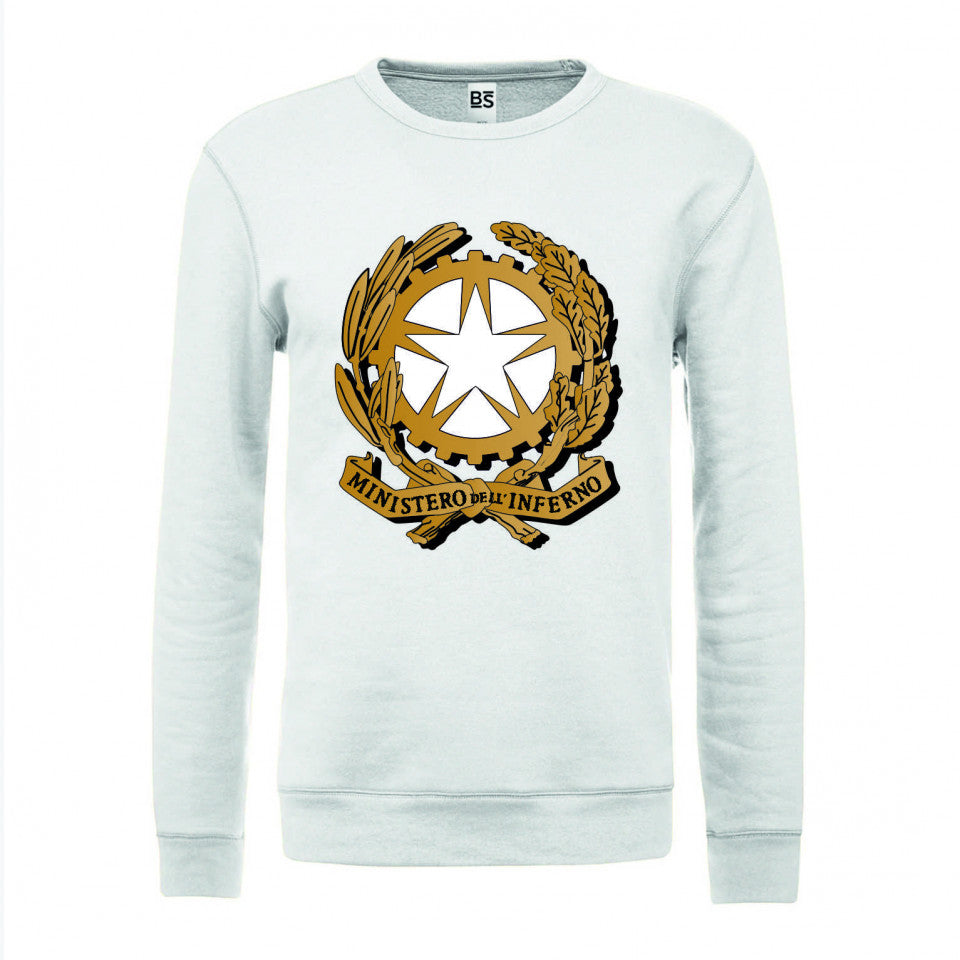Felpa girocollo Fashion unisex ministero dell'inferno