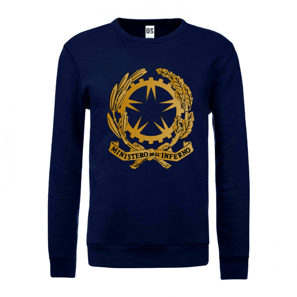 Felpa girocollo Fashion unisex ministero dell'inferno