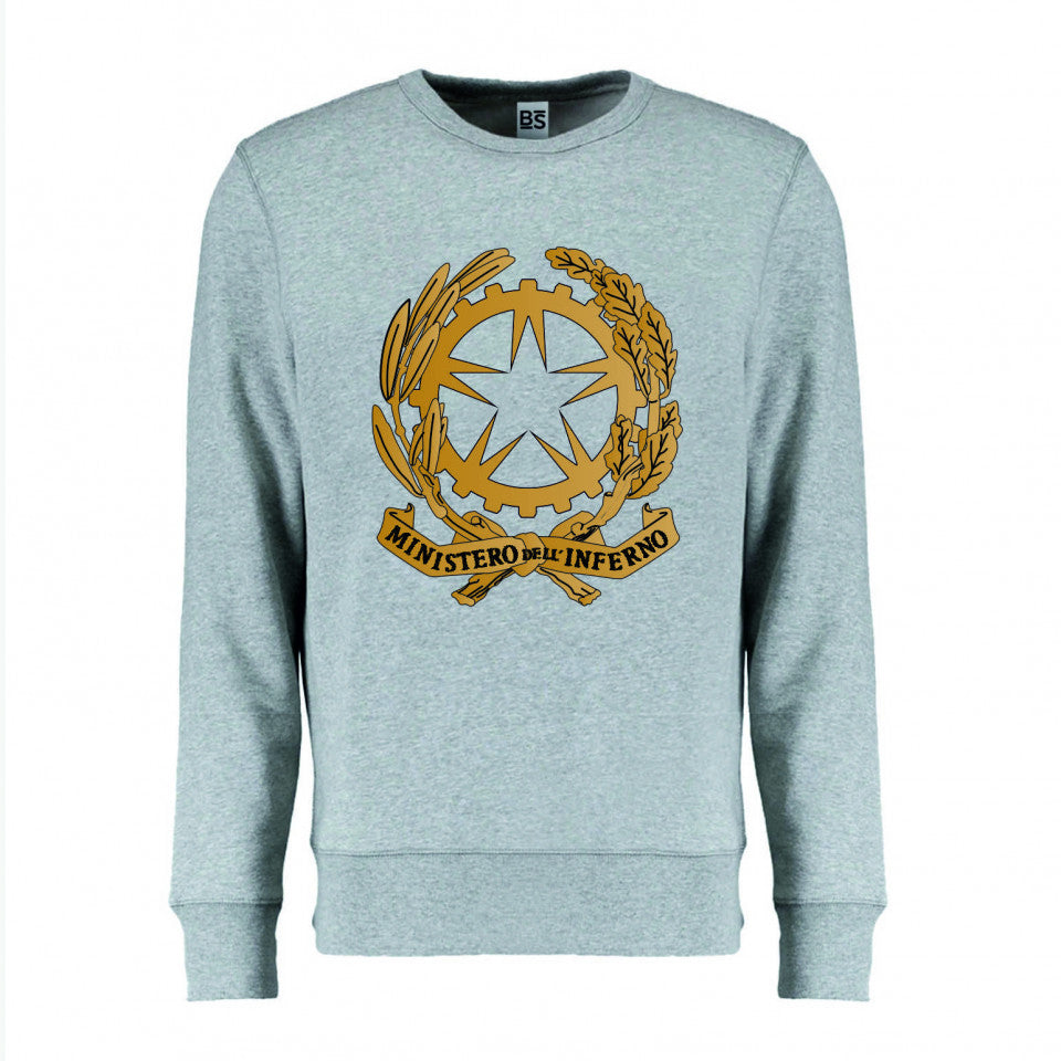 Felpa girocollo Fashion unisex ministero dell'inferno
