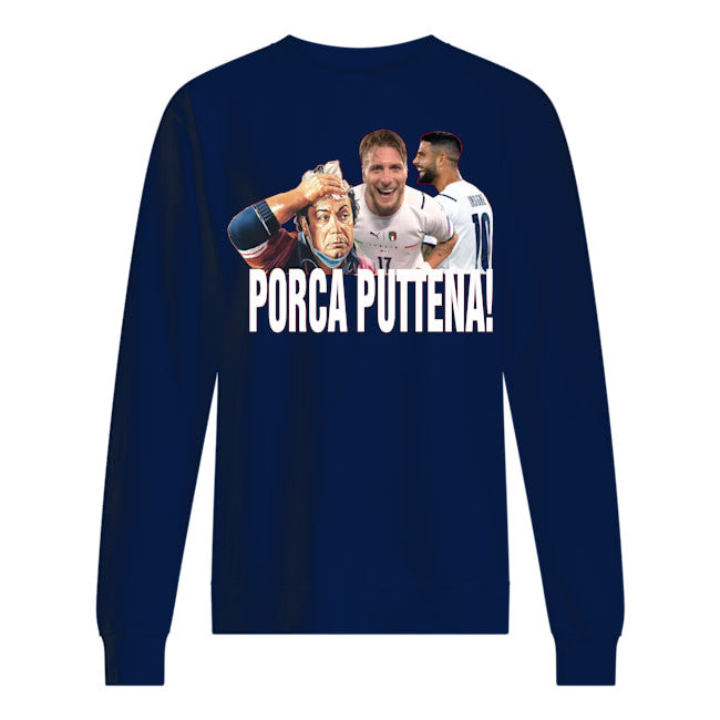 Felpa girocollo Fashion unisex porca puttena