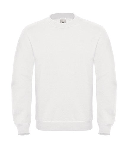Felpa personalizzata bianca girocollo Fashion UNISEX