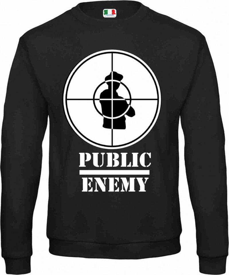 Felpa vestibilita' larga girocollo Fashion STAMPA Street Wear
