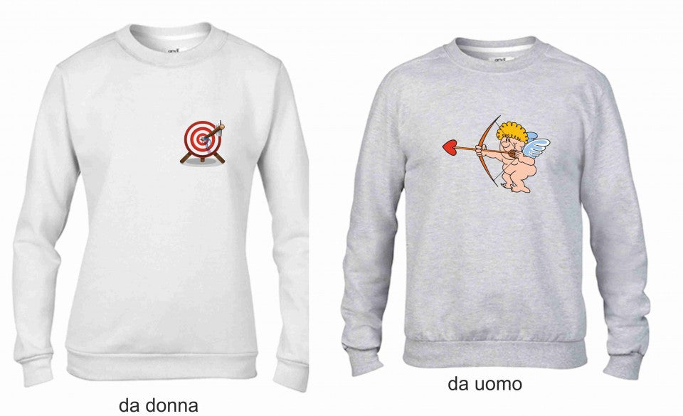 KIT 2 FELPE UNA DA UOMO UNA DONNA