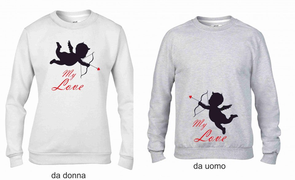 KIT 2 FELPE UNA DA UOMO UNA DONNA