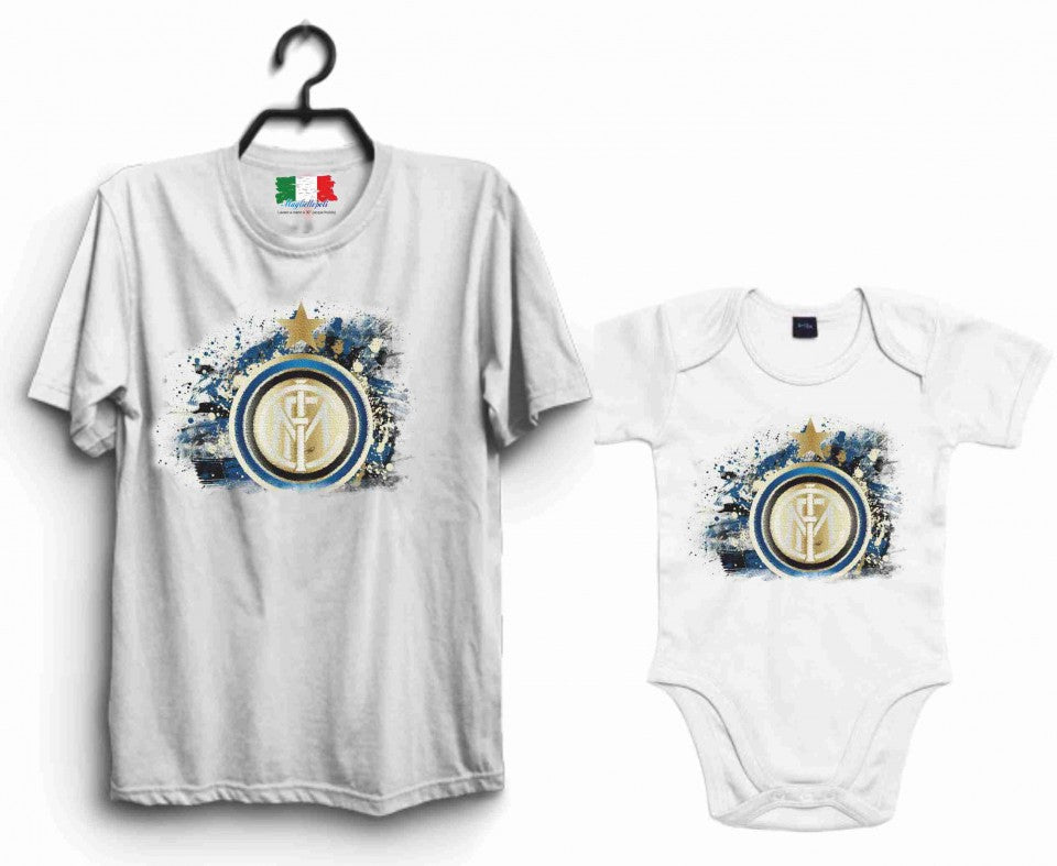KIT UNA MAGLIETTA ADULTO + UN BODY BIMBO/A