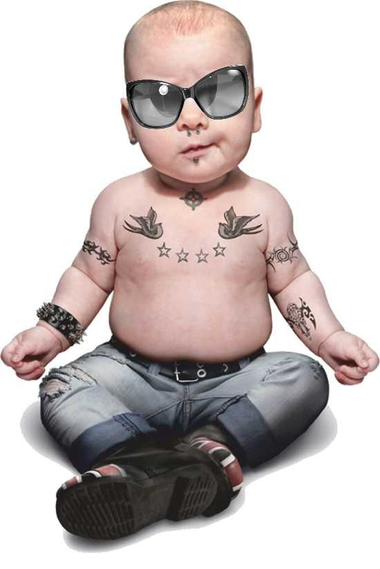 MAGLIETTA 100% COTONE BIMBO/A TITOLO KIDS TATOO